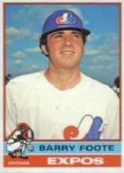 1976 Topps Baseball Cards      042      Barry Foote